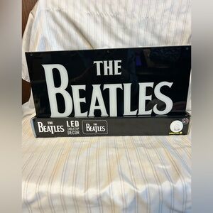 The Beatles LED Lighted Decor Sign NEW